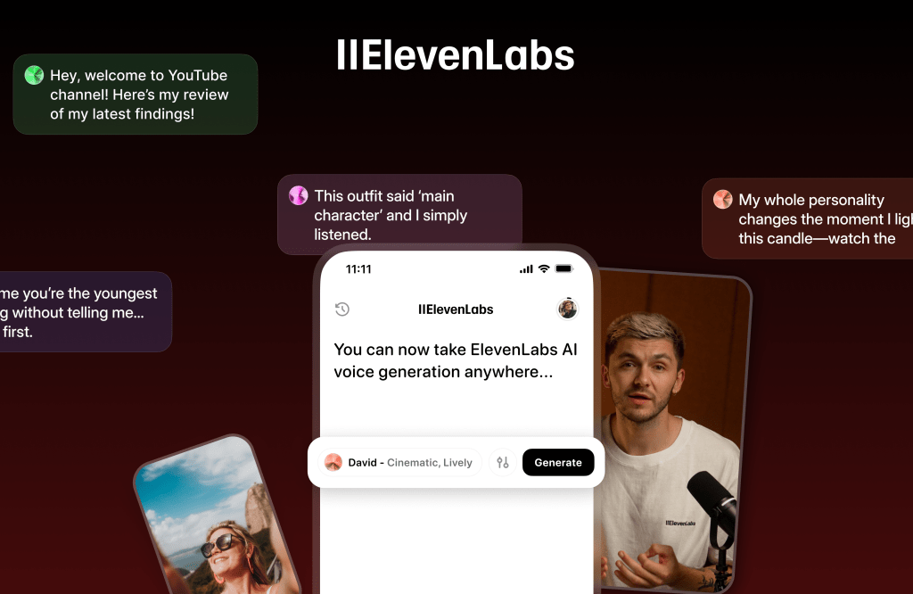 Fitur ElevenLabs AI voice generator text to speech