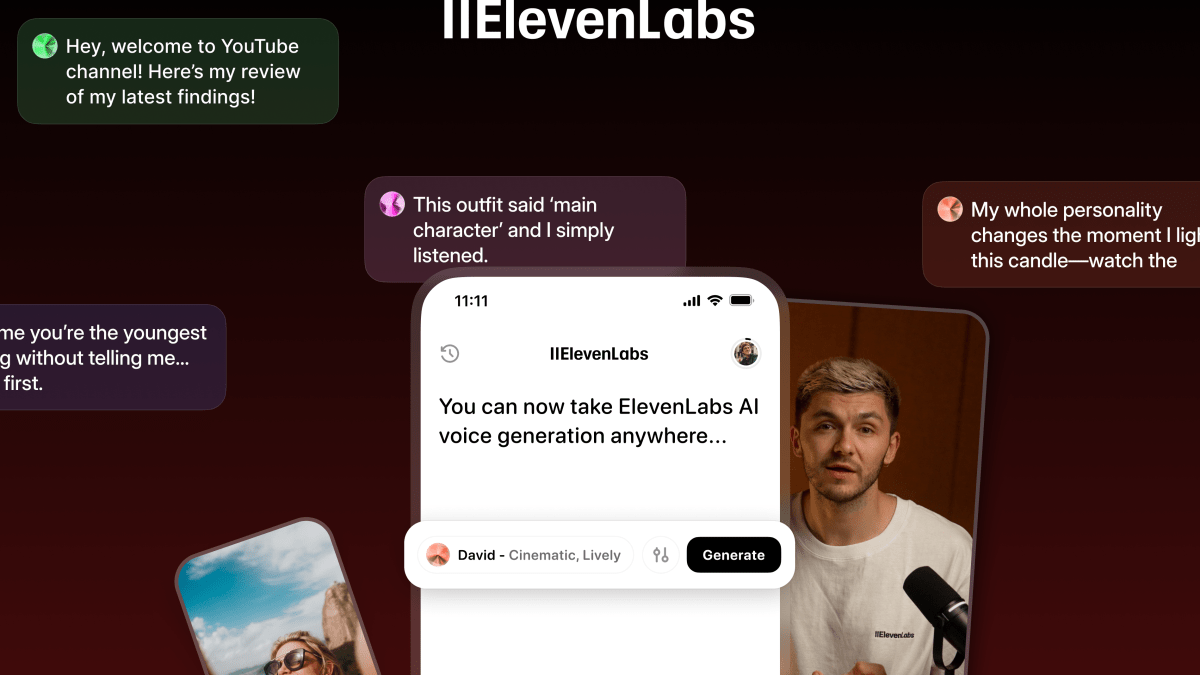 Fitur ElevenLabs AI voice generator text to speech