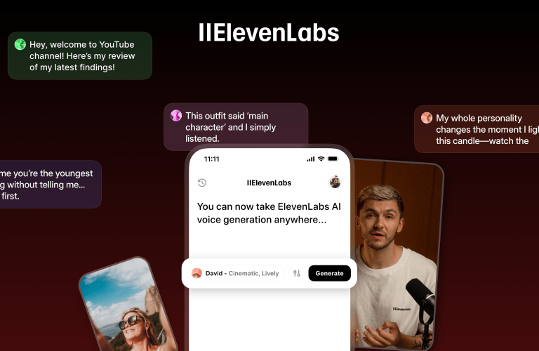 Fitur ElevenLabs AI voice generator text to speech